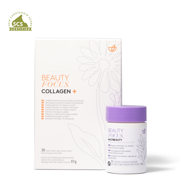 Nu Skin Zestaw Kolagen do picia + MultiBeauty | Beauty Duo – kompleksowe wsparcie i odżywienie dla skóry, włosów i paznokci od wewnątrz