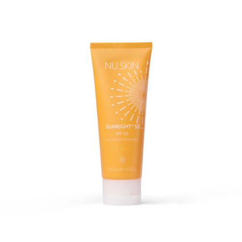 Nu Skin Balsam przeciwsłoneczny SPF 50 do twarzy i ciała | Sunright 50 - wysoka ochrona przed promieniowaniem UVA/UVB i fotostarzeniem