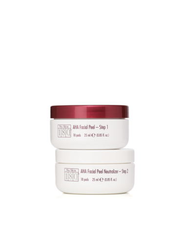 Nu Skin Peeling chemiczny AHA do twarzy + neutralizator | 180° AHA Facial Peel and Neutraliser - zestaw 2 × 25 ml