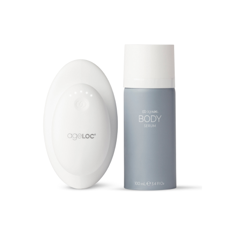 Nu Skin Zestaw do ujędrniania ciała i redukcji cellulitu | ageLOC WellSpa iO Revitalise Routine Bundle - urządzenie + ageLOC Body Serum 100 ml