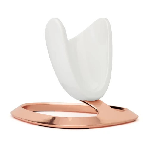 Nu Skin Podstawka do urządzenia ageLOC LumiSpa iO wersja Rose Gold - elegancki stojak złoto-różowy do pionowego przechowywania