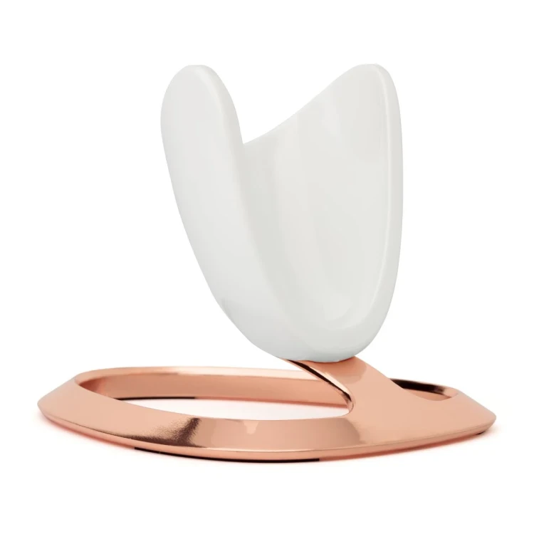 Nu Skin Podstawka do urządzenia ageLOC LumiSpa iO wersja Rose Gold - elegancki stojak złoto-różowy do pionowego przechowywania
