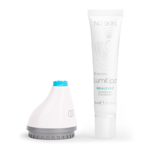 Nu Skin Zestaw do pielęgnacji skóry wokół oczu | ageLOC LumiSpa Accent Head + IdealEyes - głowica i krem do okolicy oczu