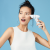 Nu Skin ageLOC LumiSpa Accent &amp; IdealEyes - aplikacja kremu wokół oczu głowicą Accent Head, efekt jaśniejszej i bardziej nawilżonej skóry wokół oczu