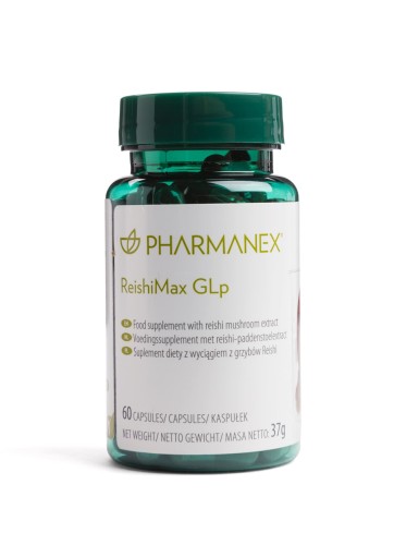 Nu Skin Grzyb Reishi na odporność kapsułki | Pharmanex ReishiMax Glp - 60 kapsułek