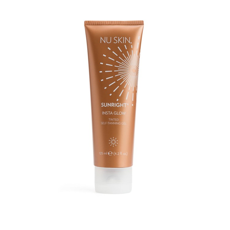 Nu Skin Samoopalacz do twarzy i ciała żel | Sunright Insta Glow Tinted Self-Tanning Gel - 125 ml