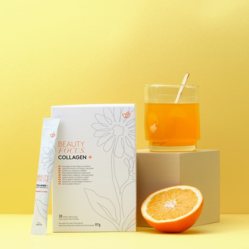 Nu Skin Kolagen do picia na skórę włosy paznokcie | Beauty Focus Collagen+ - 30 saszetek
