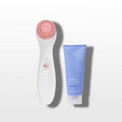 Nu Skin Zestaw ageLOC LumiSpa iO Rose Gold - urządzenie złoto-różowe + ładowarka magnetyczna + Activating Cleanser do wyboru